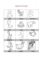 English worksheet: ANIMALS  