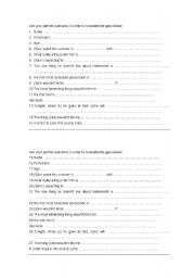 English Worksheet: Getting to know you