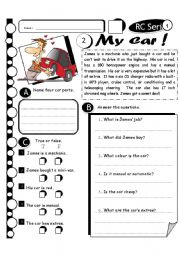 Reading comprehension worksheets