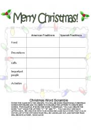 English worksheet: Merry Christmas