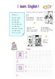 English Worksheet: English for beginner