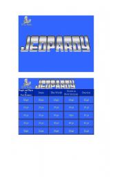 English Worksheet: RELATIVE CLAUSE - JEOPARDIZE