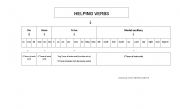 English Worksheet: helping verbs