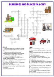 English Worksheet: BUILDINGS AND PLACES IN A CITY (2)