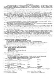 English worksheet: Glass