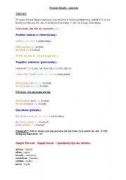English worksheet: Present Simple Tense