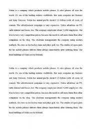 English Worksheet: Correcting mistakes - Business English - Introducing a company