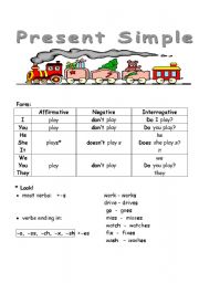 English Worksheet: Present Simple