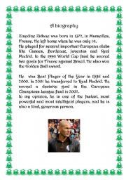Biography: Zinedine Zidane