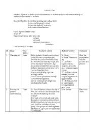 English Worksheet: Sain Valentines Day