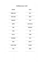 English Worksheet: jumbled words- House