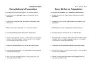 English Worksheet: What Women Want - Darcys Presentation