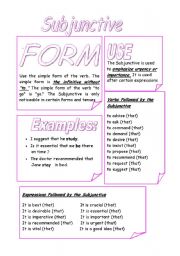 English Worksheet: Subjunctive