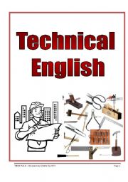 English Worksheet: TECHNICAL ENGLISH  - (4 pages)