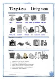 English Worksheet: Learning English through topics