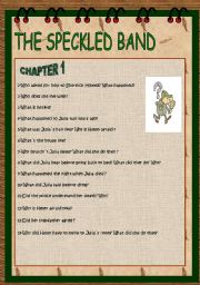 STORY:THE SPECKLED BAND