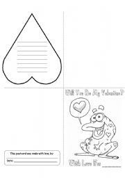 English Worksheet: Valentines Day Cards (3/5)