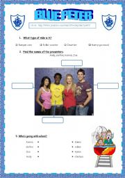 English worksheet: Rollercoasters