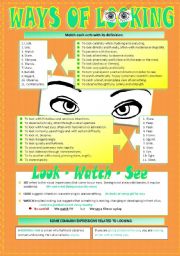 LOOK: HOW MANY WAYS OF LOOKING ARE THERE?
