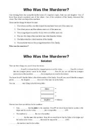 Who Was the Murderer?