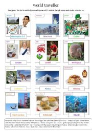 English Worksheet: world traveller