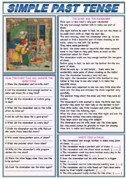 English Worksheet: SIMPLE PAST TENSE