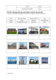 English Worksheet: Houses & buildings