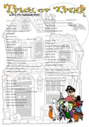 English Worksheet: Trick or Treat