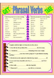 Phrasal Verbs GET & TAKE with KEY