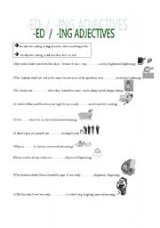 ed and ing adjectives