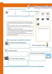 If + imperative -how to draw eyes