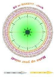 English Worksheet: 100 DO  x  MAKE interactive CLOCK / boardgame + BOOKMARKS + exs + JOKES + BW ((10_pages)) - A2-B2 level