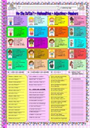 English Worksheet: He - She Is/ Isnt  + Nationalities + Adjectives + Numbers. (REVIEW)