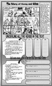 English Worksheet: THE STORY OF CONNY AND CLIVE PART 2