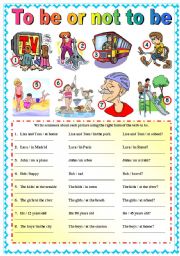 English Worksheet: To be or not to be