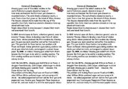 English Worksheet: The History of Chewing Gum