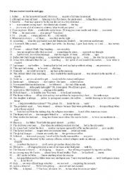 English Worksheet: gap filling_2