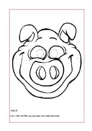 English Worksheet: Masks