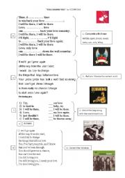 English Worksheet: Still Loving You - Scorpions