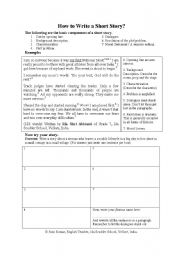 English Worksheet: Creative Writing 1