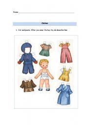 Worksheet - Clothes