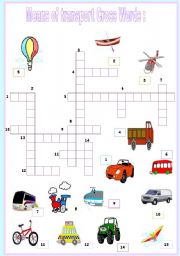 transport cross word