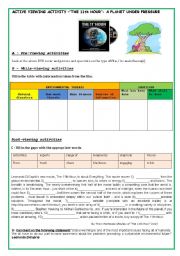 English Worksheet: MOVIE: