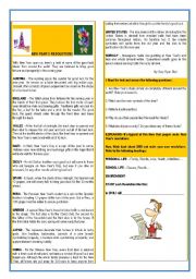 English Worksheet: NEW YEARS RESOLUTIONS