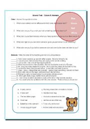 English Worksheet: Idioms Test: Colors & Animals