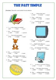 English Worksheet: The Past Simple