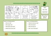 English Worksheet: The little Leprechaun - Part I