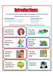 English Worksheet: Conversation Cards 