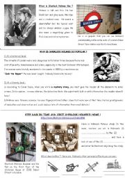 English Worksheet: Sherlock Holmes