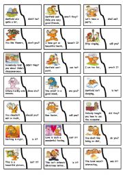 English Worksheet: Question tags - puzzle